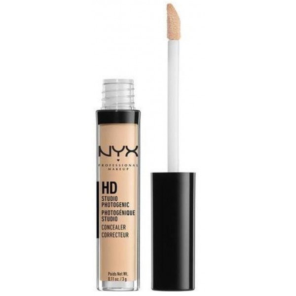 Corrector de Ojeras E Imperfecciones Hd Photogenic Concealer Wand - Professional Makeup - Nyx : Wand Nude - 1