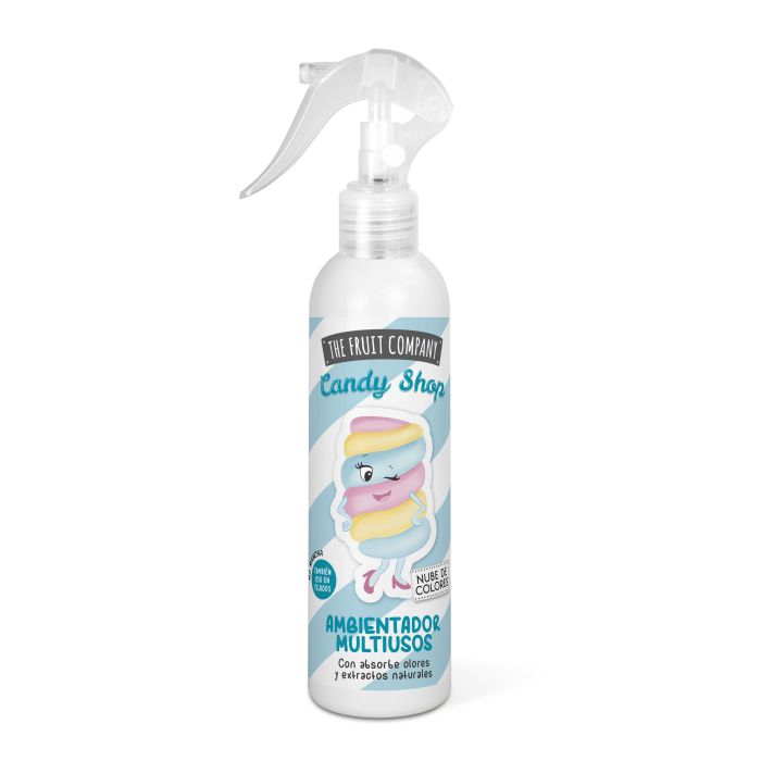 Spray Ambientador Multiusos Candy Edition 200ml - The Fruit Company : Nube de Colores - 1