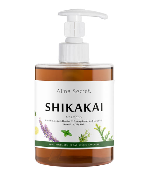 Champú Shikakai (para la Caída, Grasa, Caspa y Dermatitis) - 500 ml - Alma Secret - 1