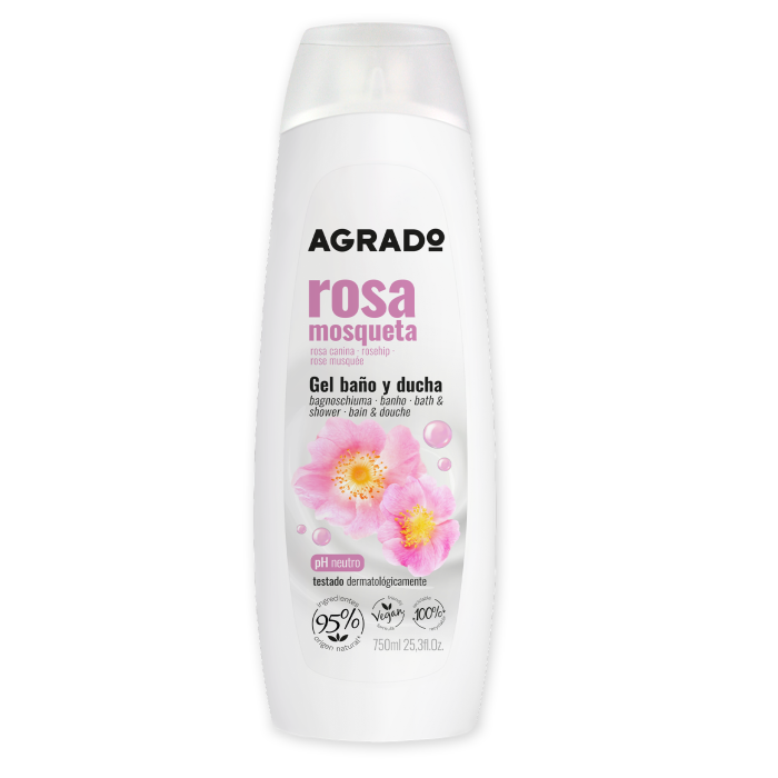 Gel de Baño y Ducha - Agrado : Rosa Mosqueta - 1