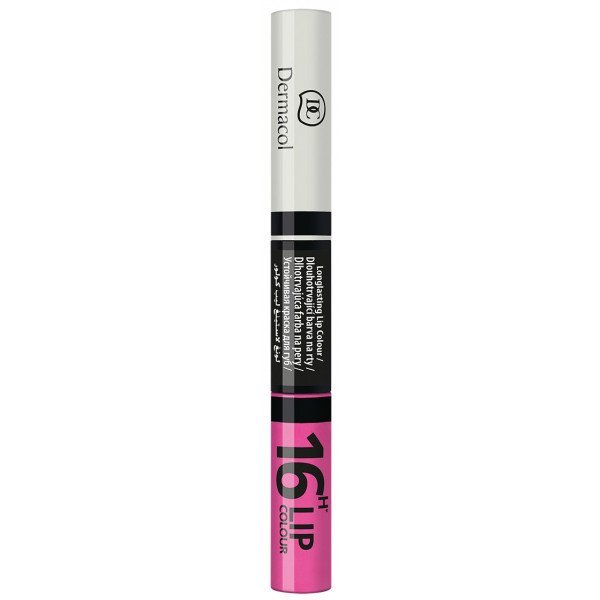 Labial de Larga Duración - 16h Lip Colour - Dermacol : 16h Lip Color Labial Líquido 18 - 1