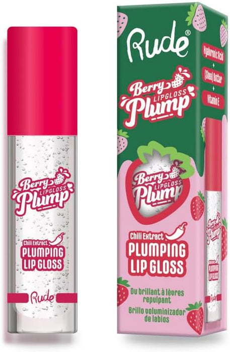 Lip Gloss Berry Plump Plumping - Rude : Crystal Clear - 1