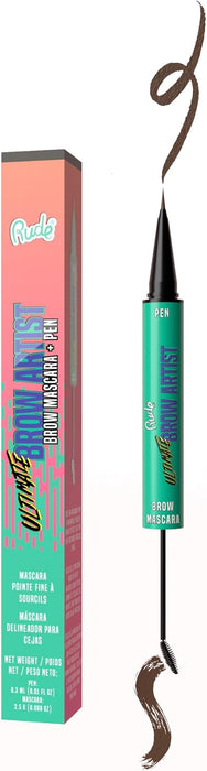 Lápiz y Máscara de Cejas - Ultimate Brow Artist - Rude : Neutral Brown - 1