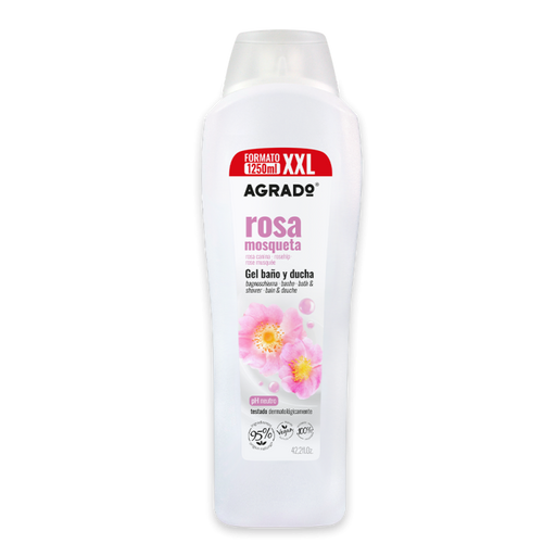 Gel de Baño y Ducha Rosa Mosqueta - Agrado - 1