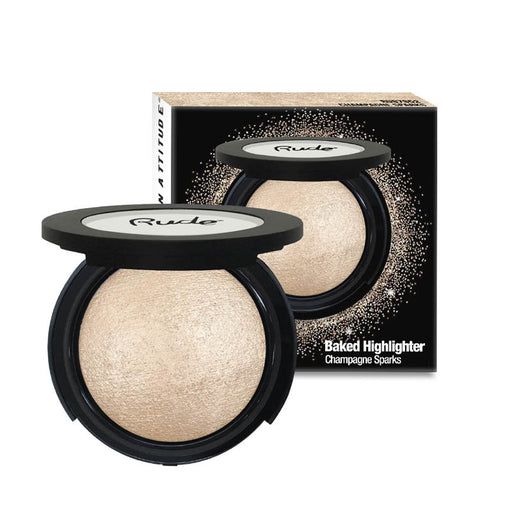 Baked Shimmer - Iluminador de Rostro - Rude : Champagne Sparks - 1