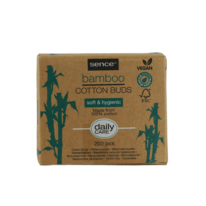 Bastoncillos para Oídos con Caña de Azúcar - Sence Beauty - 1