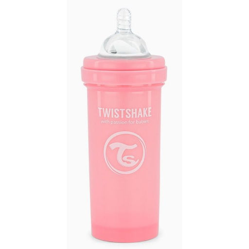 Biberón Anticólico Rosa - Twistshake : 260 ml - 1