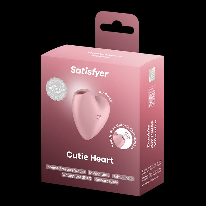 Estimulador de Clítoris con Vibración y Ondas de Presión Cutie Corazón - Satisfyer - 1