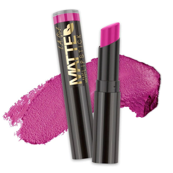 Barra de Labios - Matte Flat Velvet Lipstick - L.A. Girl : Manic - 1
