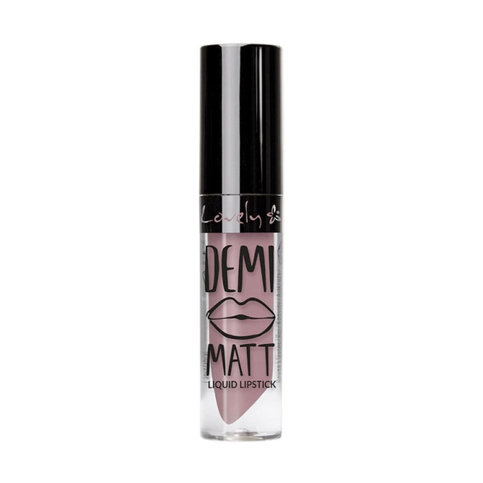 Labial Líquido Semi-mate - Demi Matt Liquid Lipstick - Lovely : nr 6 - 1