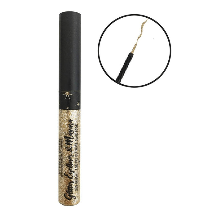 Delineador de Ojos Líquido - Glitter Eyeliner & Mascara - Viva la Diva : Oro - 1