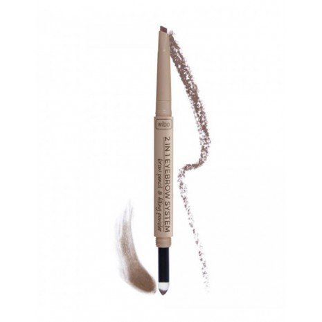 Lápiz de Cejas - 2 en 1 Eyebrow System Pencil - Wibo - 1