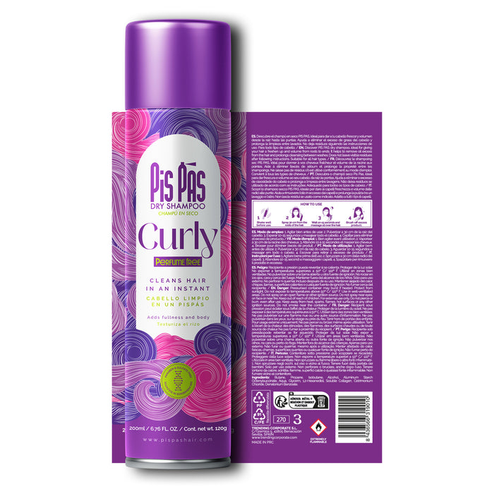 Champú en Seco Curly 200ml - Pis Pas - 3