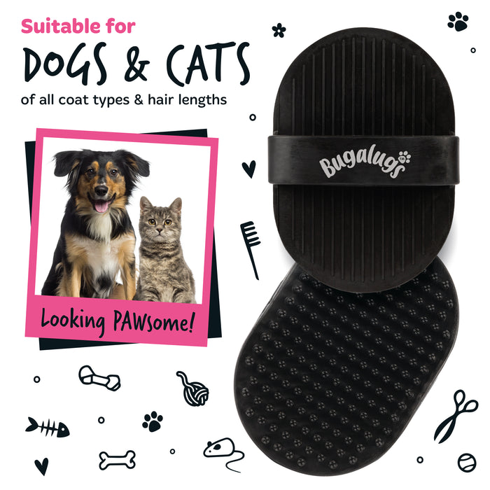 Cepillo de Baño para Perros - Bugalugs : Negro - 3