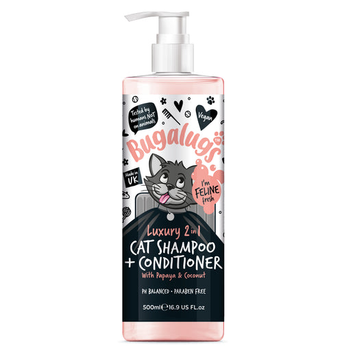 Champú y Acondicionador 2 en 1 para Gatos - Papaya y Coco - Bugalugs - 1