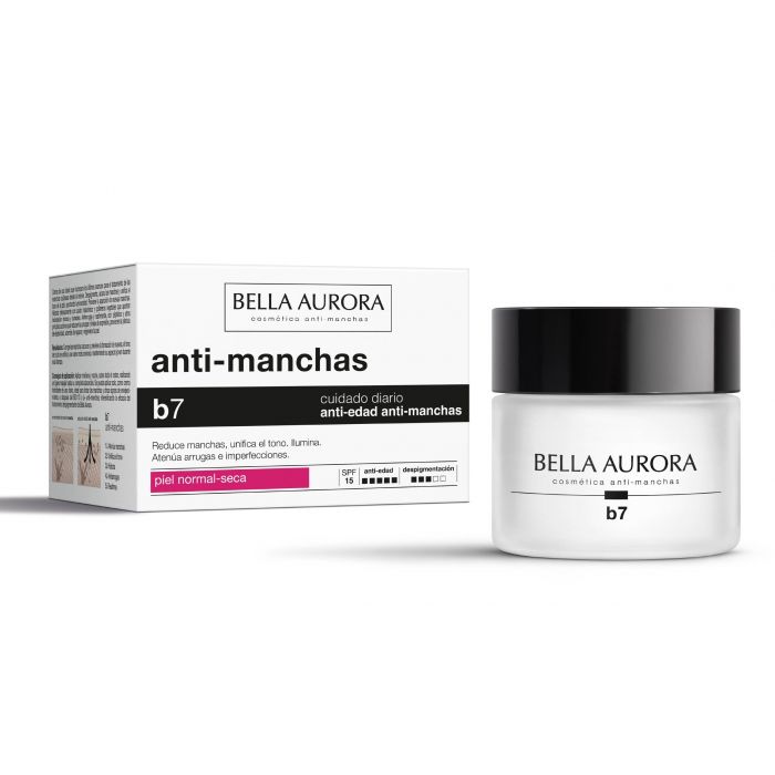 B7 Crema Antiedad y Antimanchas Spf 15 Pieles Normales a Secas 50 ml - Bella Aurora - 1