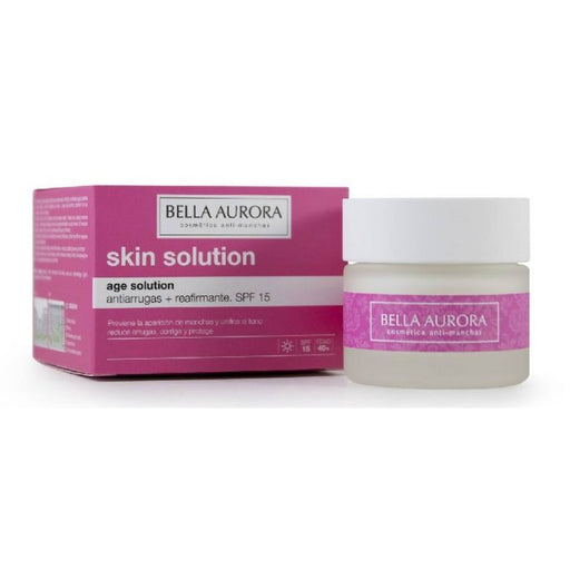 Age Solution Antiarrugas + Reafirmante Spf15 50ml - Bella Aurora - 1