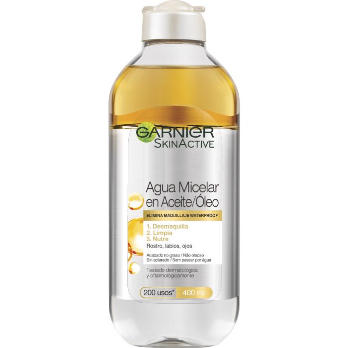 Skin Active Agua Micelar en Aceite - Garnier : 400 ml - 1