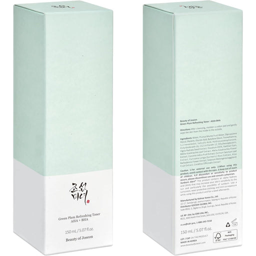 Tónico Facial Refrescante Green Plum Refreshing Toner AHA + BHA - Beauty of Joseon - 2