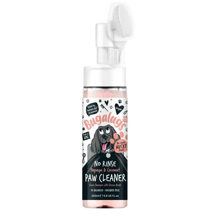 Mousse limpiadora de patitas 200ml - Bugalugs : Papaya & Coco - 200ml - 1