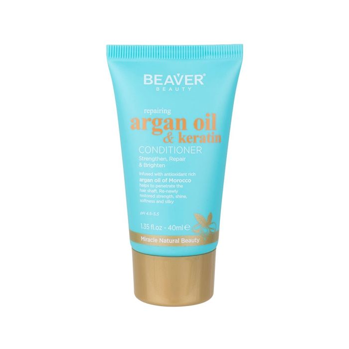 Argan Oil - Keratin Acondicionador Reparador - Beaver : 40ml - 1