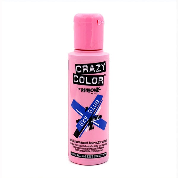 Tinte Semi Permanente sin Amoniaco 100ml - Crazy Color : 59 -  Sky Blue - 1