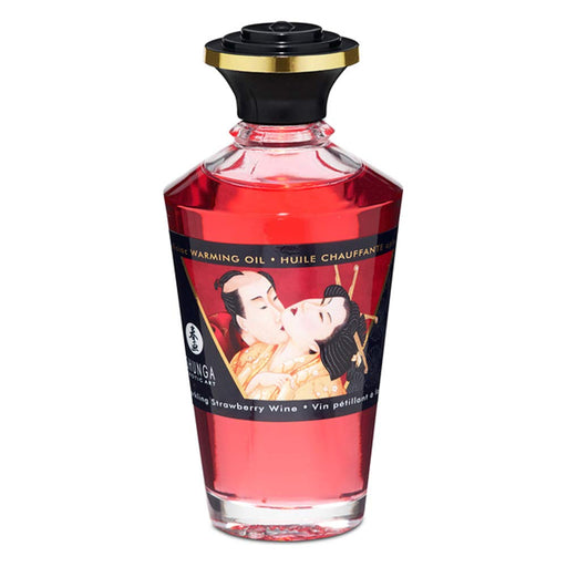 Aceite Masaje Efecto Calor Sabor Intenso Cereza 100 ml - Oils - Shunga - 1