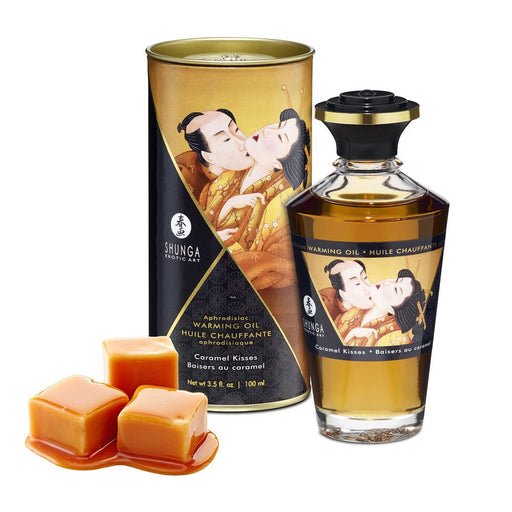 Aceite Masaje Efecto Calor Sabor Caramelo 100 ml - Oils - Shunga - 1