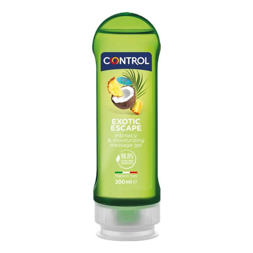 Gel 2 en 1 Massage & Pleasure - Exotic Escape - Control - 1