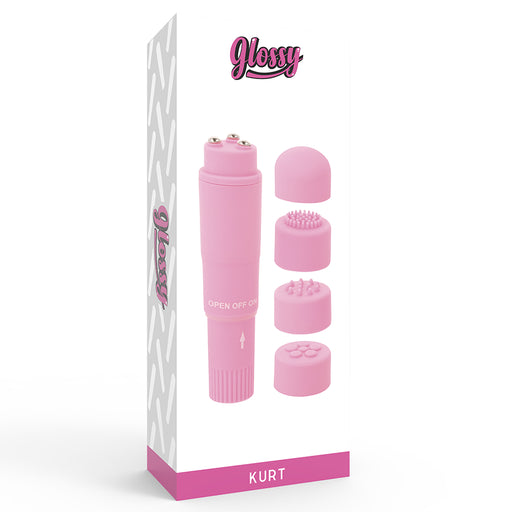 Pocket Kurt Masajeador Rosa - Glossy - 1