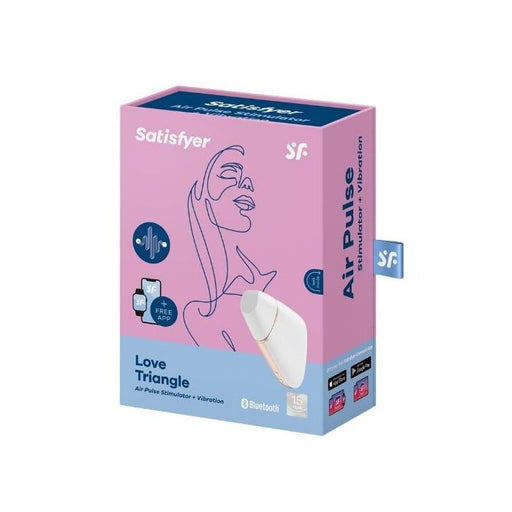 Satisfyer Love Triangle Estimulador y Vibrador - Blanco - Satisfyer - 1