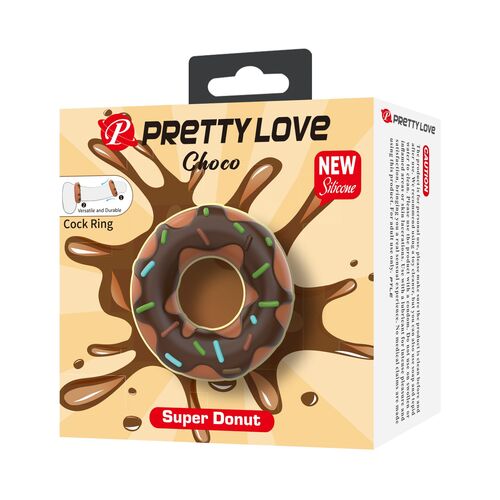 Anillo para Pene Super Donut Marrón - Flirtation - 1