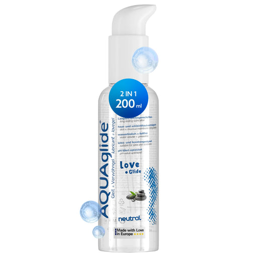 2 en 1 Lubricante + Masaje 125 ml - Aquaglide - 1