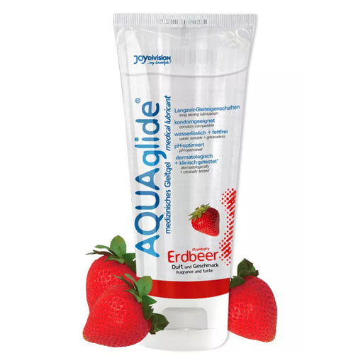 Lubricante Sabor Fresa 100 ml - Aquaglide - 1