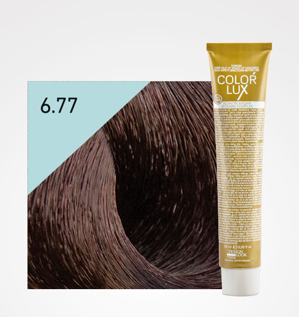 Tinte en Crema Color Lux 100ml - Design Look : 6.77 Chocolate Fondant - 1