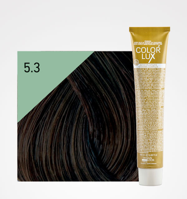 Tinte en Crema Color Lux 100ml - Design Look : 5.3 Castaño claro dorado - 1