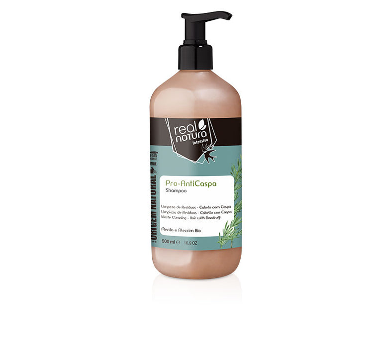 Champú sin Sal Anticaspa - Champô Sem Sal Pro-anticaspa 500 ml - Real Natura - 1