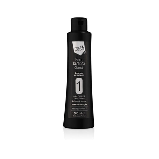 Champú Hidratante Reparador con Keratina - 300ml - Real Natura - 1
