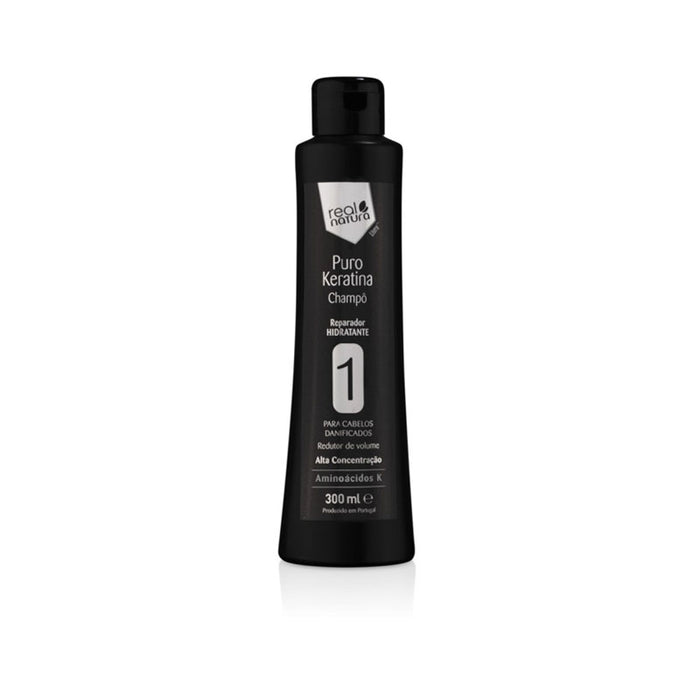 Champú Hidratante Reparador con Keratina - 300ml - Real Natura - 1