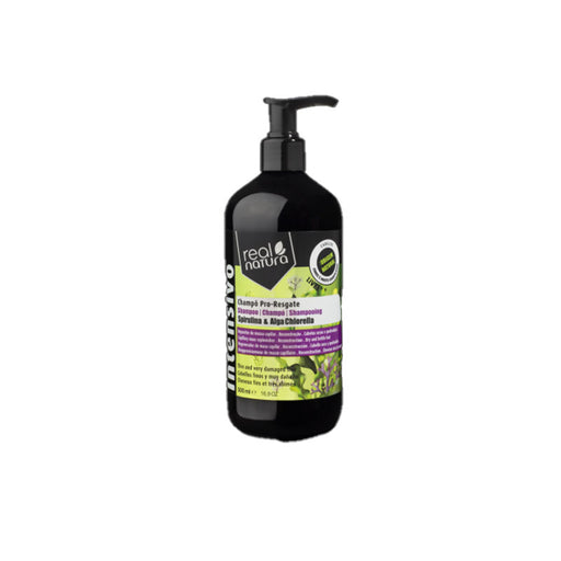 Champú Pro-Resgate con Espirulina y Alga Chlorella 500ml - Real Natura - 1