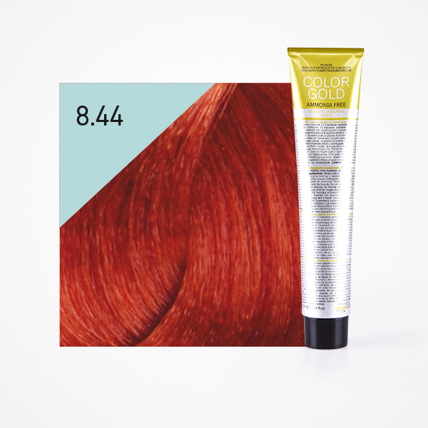 Tinte Color Gold sin amoniaco 100ml - Design Look : 8.44 Rubio Claro Cobre Intenso - 1