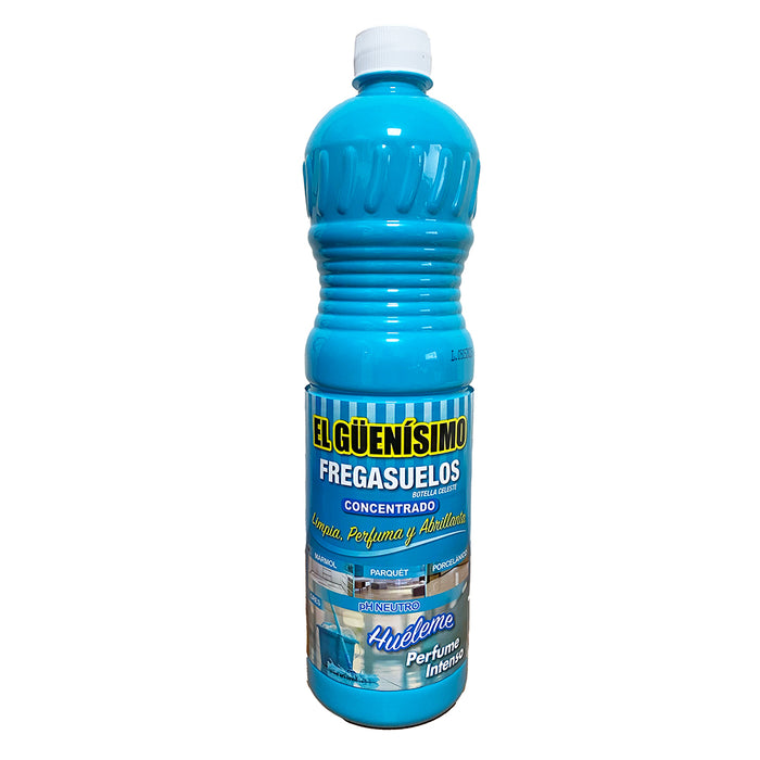 Fregasuelos Concentrado Perfumado Celeste 1000ml - El Guenisimo - 1