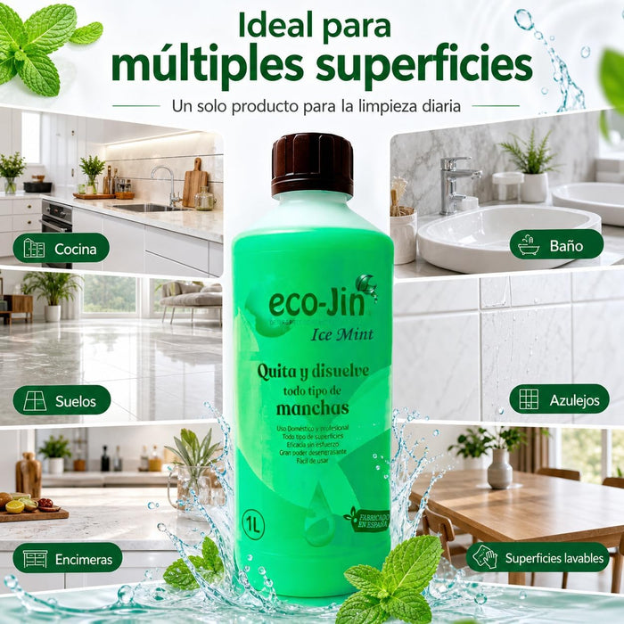 Limpiador Multiusos Concentrado Ice Mint - 1 litro - Eco-jin - 1