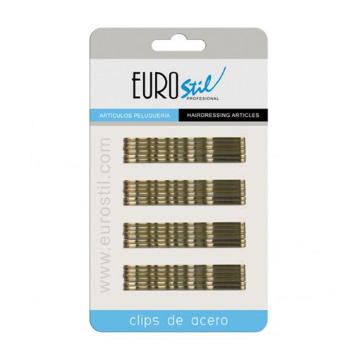Clips de Acero - 70 Mm Bronce - Eurostil - 1