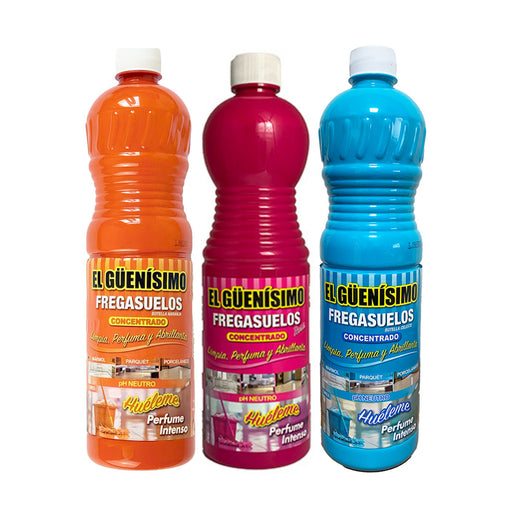 Pack 3 Fregasuelos Concentrado Perfumado 3x 1000ml - El Guenisimo - 1
