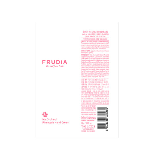 Crema de Manos de Piña - Frudia - 1