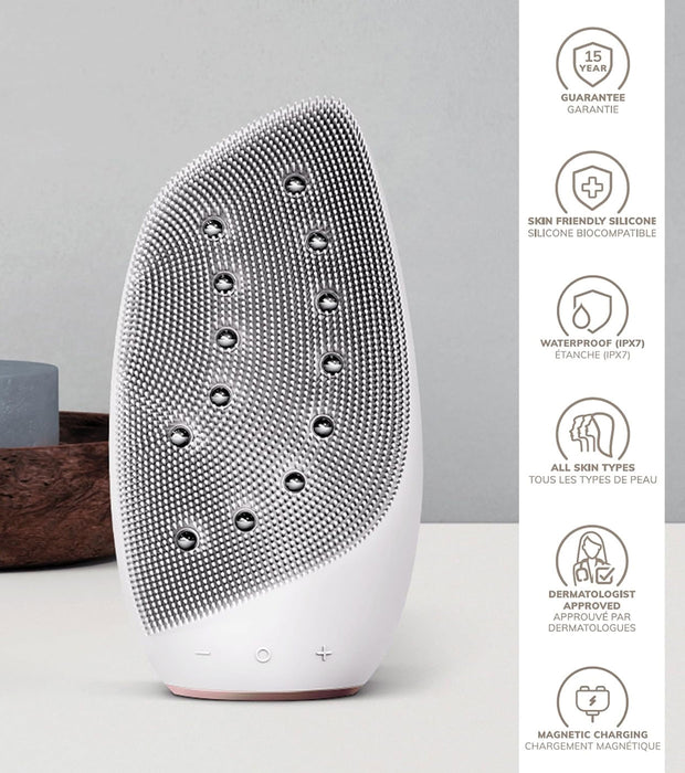 Sonic Thermo Facial Brush - Face-lifter 8 in 1 Cepillo Facial - Geske : White Rose Gold - 4