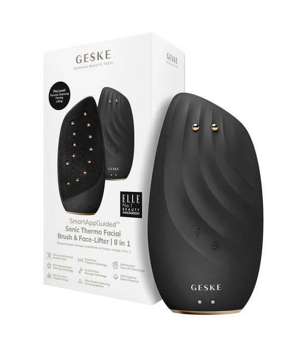 Sonic Thermo Facial Brush - Face-lifter 8 in 1 Cepillo Facial - Geske : Black Gold - 6