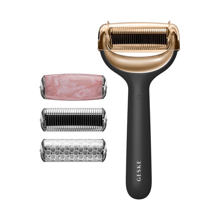 Microneedle Rodillo Facial y Corporal 9 en 1 - Geske : Black Gold - 1
