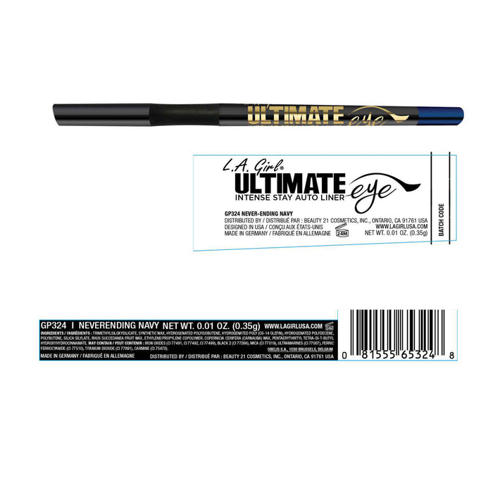 Lápiz de Ojos Automático - Ultimate Intense - L.A. Girl : Never Ending Navy - 2